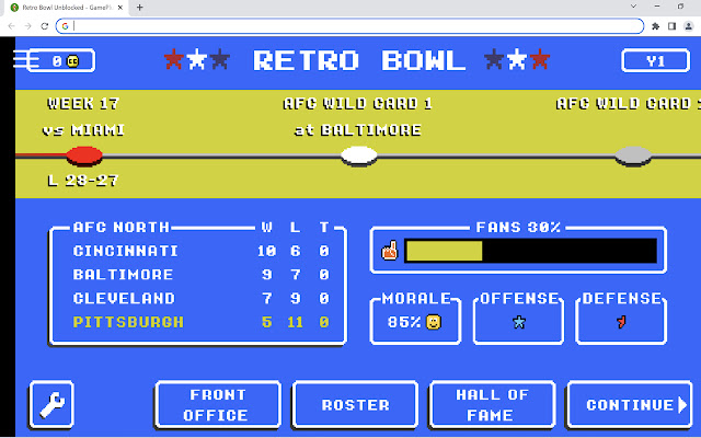 Retro Bowl Unblocked: A Nostalgic Football Fix